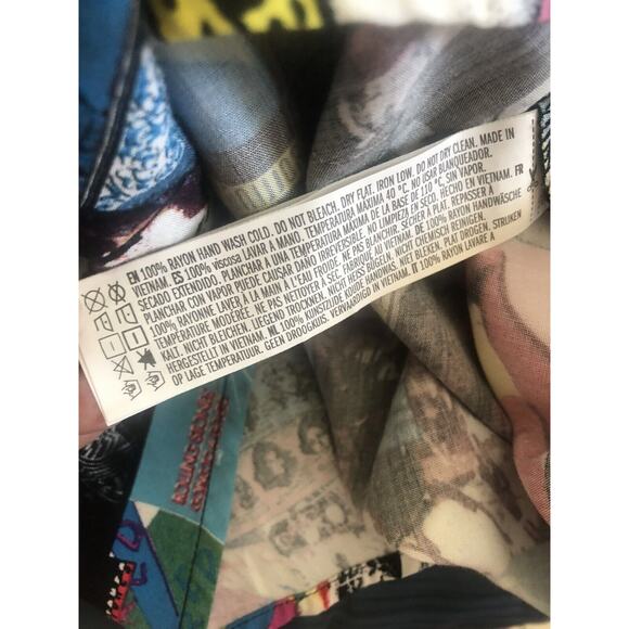 The Rolling Stones Men’s Sz Medium M Album Covers Print Button Front Shirt - Picture 7 of 7